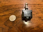 Aircraft Toggle Switch, Pn 2TL1-7E (vv). Fixed Price $25.00.