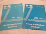Kawasaki Oem 1992 1993 1994 Jet Ski Watercraft Service Specifications Manual. Fixed Price $12.55.