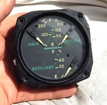 Grumman F7F Tigercat Twin Engine Fighter Fuel Gauge Instrument Indicator. Fixed Price $179.95.