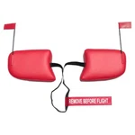 Cessna 150M Cowl Plugs W/ Rbf Streamer (color: Red). Fixed Price $169.95.