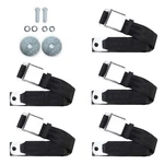 Aviation-style 2-POINT Lap Seat Kit Set Of 5 Fixed Belts For Front And. Fixed Price $171.99.