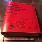 Honeywell SPZ-8400 Afcs In Gulfstream Iv Pilot's Guide Manual. Fixed Price $130.20.