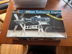 Revell Allison Turboprop Engine New Opened Box 1/10 Scale Kit 8880. Fixed Price $42.99.