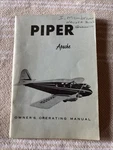 Vintage PA-23 Piper Apache Owners Handbook Manual Maintenance Operation. Fixed Price $29.99.