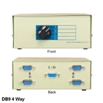 Kentek DB9 Male Manual Data Switch 4 Way Rotary Dail Type RS-232 Serial Printer. Fixed Price $34.67.