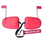 Cessna 182Q Cowl Plugs W/ Rbf Streamer (color: Red). Fixed Price $169.95.