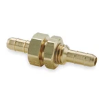 Parker 22BH-4-4 0.17" Barb Nickel Brass Bulkhead Union. Fixed Price $11.69.