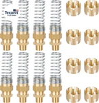 8PCS Brass Dot Air Brake Hose End Fittings, 1/2 X Male Connector Wit. Fixed Price $79.00.