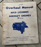 Avco Lycoming 76 Series Aircraft Engines Overhaul Manual #60294-9 , 1980. Fixed Price $54.76.