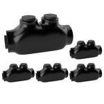 5PACK Port Insulated Wire Connectors Black Splice 2-14 Awg Listed. Fixed Price $39.99.
