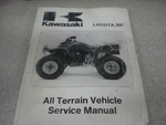 Oem Kawasaki Service Manual 1995 KEF300 99924-1187-01. Fixed Price $21.24.