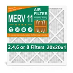 20X20X1 Pleated Air Filters, Replacement For Hvac Furnace (merv 11). Fixed Price $58.99.