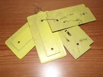 Bell Helicopter Plates 206-061-813-011. Fixed Price $75.00.