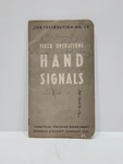 Vintage 1943 Douglas Aircraft Wwii Hand Signals Field Operations Manual Pocket. Fixed Price $49.00.