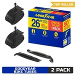 Goodyear Bicycle Tubes 26" X 1.9"-2.3" Heavy Duty Bike Tube, Pack With Levers. Fixed Price $23.32.