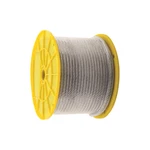 3/16 In. 250 Ft. Galvanized Aircraft Cable, 7X19 Construction - 850 Lbs Safe W. Fixed Price $94.16.