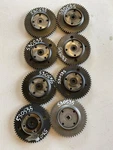 Continental C145 O-300 Camshaft Gear Lot Of 8 Marginal/airboat Parts Pn 530535. Fixed Price $195.00.
