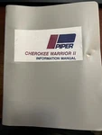 Piper Warrior Ii Information Manual Part Number 761 780 PA-28-161 Cherokee. Fixed Price $22.95.