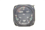 Beechcraft Duke Edo-aire Engine Oil Pressure & Cylinder Temp Gauge, 22-804-021-3. Fixed Price $149.00.