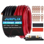 40FT 1/0 Awg Battery Cable Gauge Wire Copper Clad Aluminum Cca Amp Wiring. Fixed Price $58.99.
