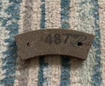 New Old Stock Ward Aero 487 Brake Lining Aviation Equipment Aircraft Airplane. Fixed Price $9.99.