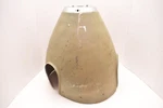 15.75 Tall 3 Blade Airplane Propeller Nose Cone Possibly Hartzell Or Mc Cauley. Fixed Price $144.65.