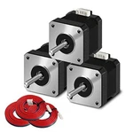 Pack New NEMA17 Stepper Motor 42BYGH 23MM For 3D Printer Cnc Engraving Machine. Fixed Price $34.99.