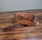 Harvest Leather David Switzer Embossed Tooled Brown Belt Men's Size 40. Fixed Price $9.00.