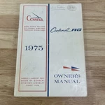1975 Cessna 177RG Cardinal Owner's Manual D1039-13 Vintage Oem Original. Fixed Price $19.95.