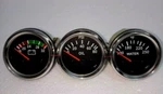 Gauges Set ( 3 Pcs ) - Oil Pressure Temp Volt 2" Electric Chrome. Fixed Price $25.19.