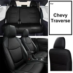 Car 7-SEAT Covers For Chevy Traverse Rs/premier/lt Leather/highcountry 2018-2023. Fixed Price $214.99.