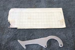 Piper PA38 'tomahawk' P/n 77515-007 Rh Aux Door Latch Hook. Fixed Price $58.00.