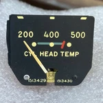 Stewart Warner 1513429 1513430 Piper Cht Cylinder Head Temperature Cluster Gauge. Fixed Price $80.99.