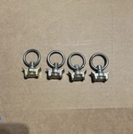 Ancra Aircraft Cargo Tie Down Ring Set Of 4 Stainless Steel. Fixed Price $92.99.
