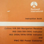 Collins Vir 351, IND-350/A IND-351/A IND-351C/D, & Pwc 150 Service Manual. Fixed Price $160.01.