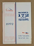 Excellent 1972 Cessna Skyhawk Owner's Manual 172L D902-13 Printed 8-74. Fixed Price $45.19.