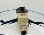 Piper Aircraft Surface De-ice Switch 99377-035 588-065 Lighted Panel 14V. Fixed Price $49.00.
