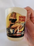 Champion Spark Plugs Ceramic Shot Glass. Fixed Price $7.99.