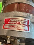 Aircraft Alternator 24 Volts 70 Amps Aero Electric. Fixed Price $400.00.