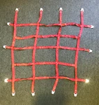 Aircraft Cargo Net Steel Hook 52" X 53" Beechcraft Cessna 36" 32" Transport. Fixed Price $248.08.