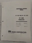 King Ky 196/196E/197/197E Vhf/comm Transceiver Maintenance/overhaul-copy. Fixed Price $40.25.