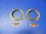 Cessna 177RG Landing Light Ring Assy Lh & Rh P/n 2052046-1, 2052046-2 (0621-428). Fixed Price $108.50.