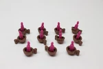Playmobil Candle Torch Lamp X11 Purple Magic Halloween Use 3666 3268 3450 3447. Fixed Price $15.75.