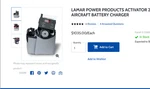 Aircraft Ni-cad/lead Acid Battery Charger. Fixed Price $578.08.