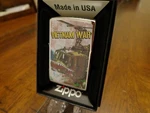 Vietnam Chopper UH-1H Iroquois Huey Helicopter Bell Zippo Lighter Mint Box. Fixed Price $29.95.