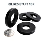 3/8" Id X 1-1/2" Od 1/4" Thick Nbr Rubber Flat Washers Fabrication Assembly. Fixed Price $14.95.