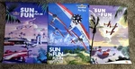 Aeroshell Sun 'n Fun Fly-in Aviation Flight Poster Airplane Graphics Gas And Oil. Fixed Price $54.99.