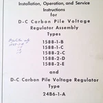 Bendix 1588-1-B, 1588-1-C, 1588-2-C, 1588-2-D & 1588-2-E 24B6-1-A Install Svc. Fixed Price $66.60.