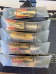 Champion RHM38W Iridium Spark Plug Gap 019" Nominal. Fixed Price $50.00.