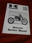 Oem Kawasaki Shop Manual, 1988 Kx 125 250 500, 99924-1101-01. Fixed Price $14.95.